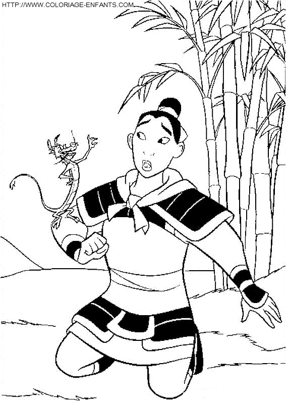 Mulan coloring