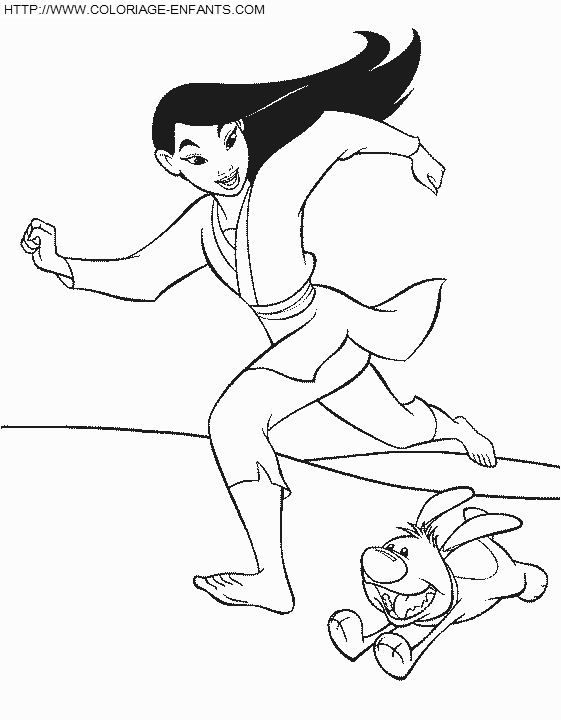 Mulan coloring