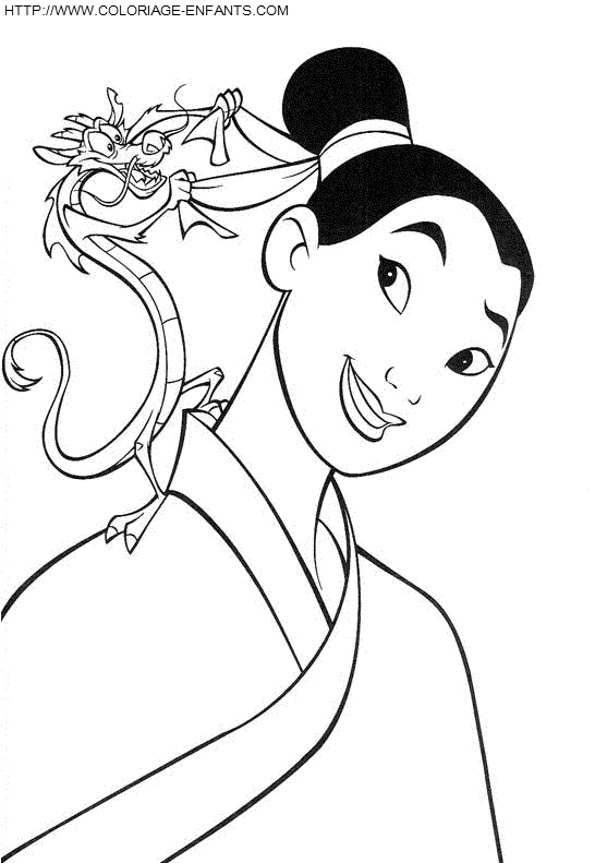 Mulan coloring