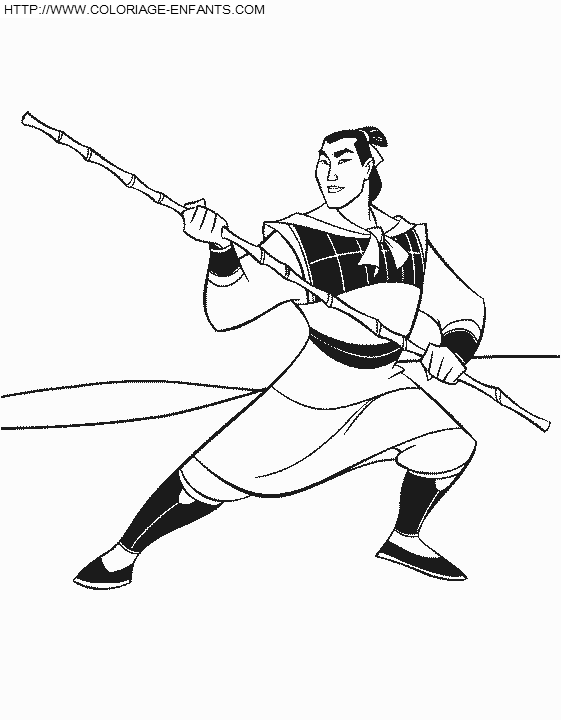 Mulan coloring