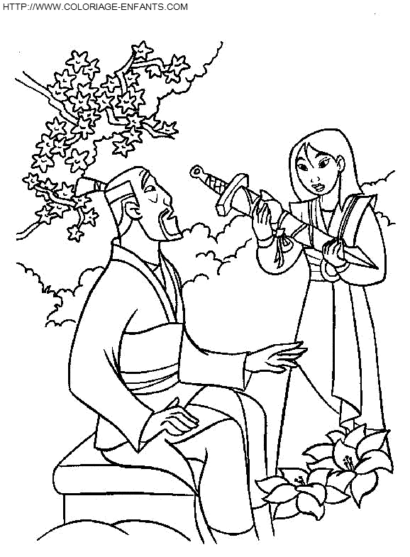 Mulan coloring