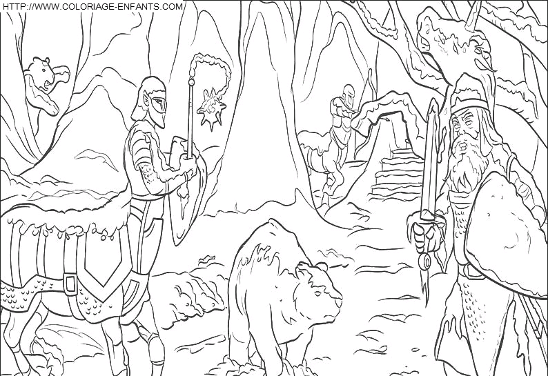 World Of Narnia coloring