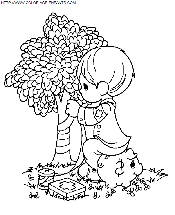 Children coloring