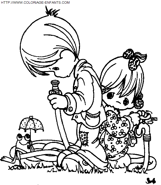 Children coloring