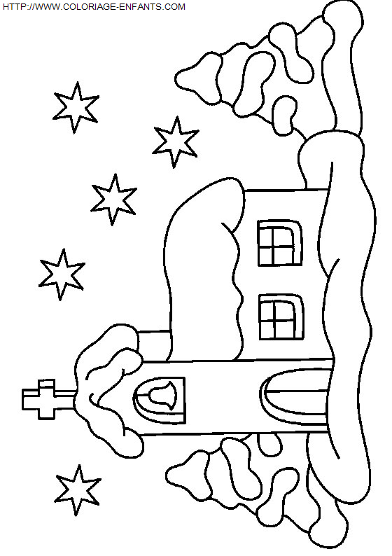 Houses coloring