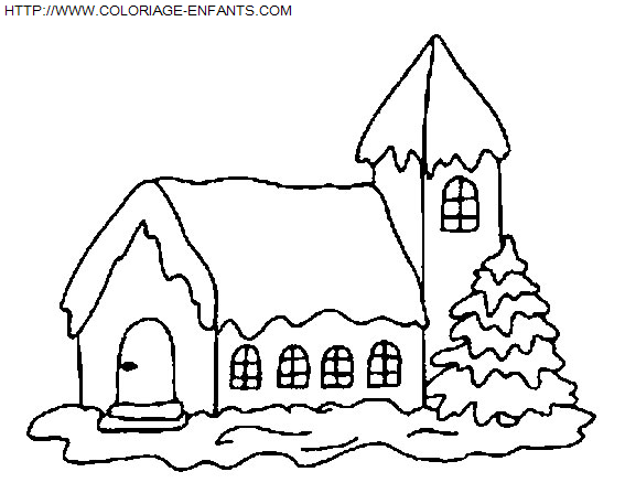 Houses coloring