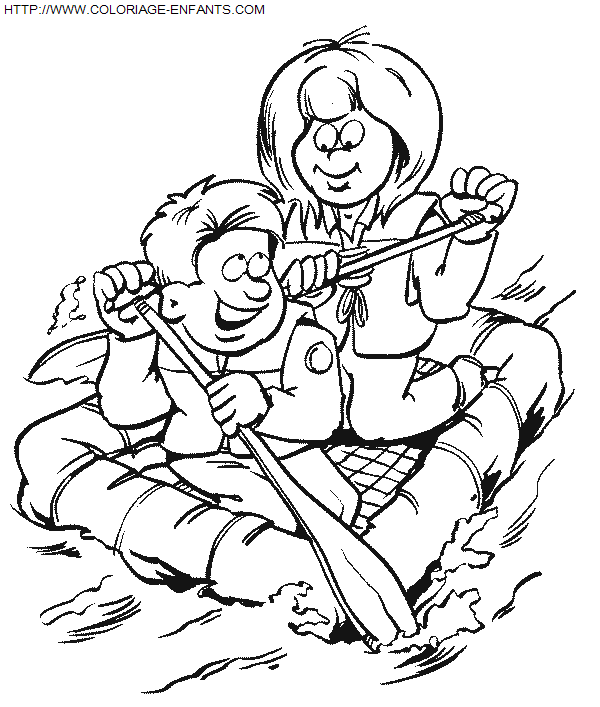 Scouts coloring