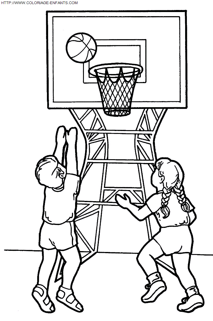 Sports coloring