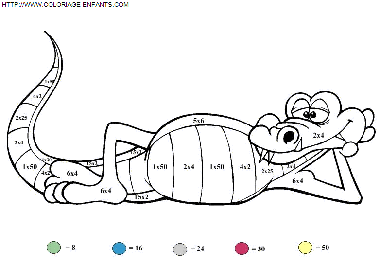 Multiplication coloring
