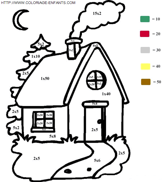 Multiplication coloring