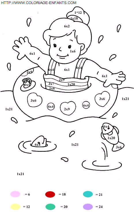 Multiplication coloring