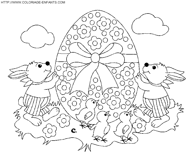 Easter coloring