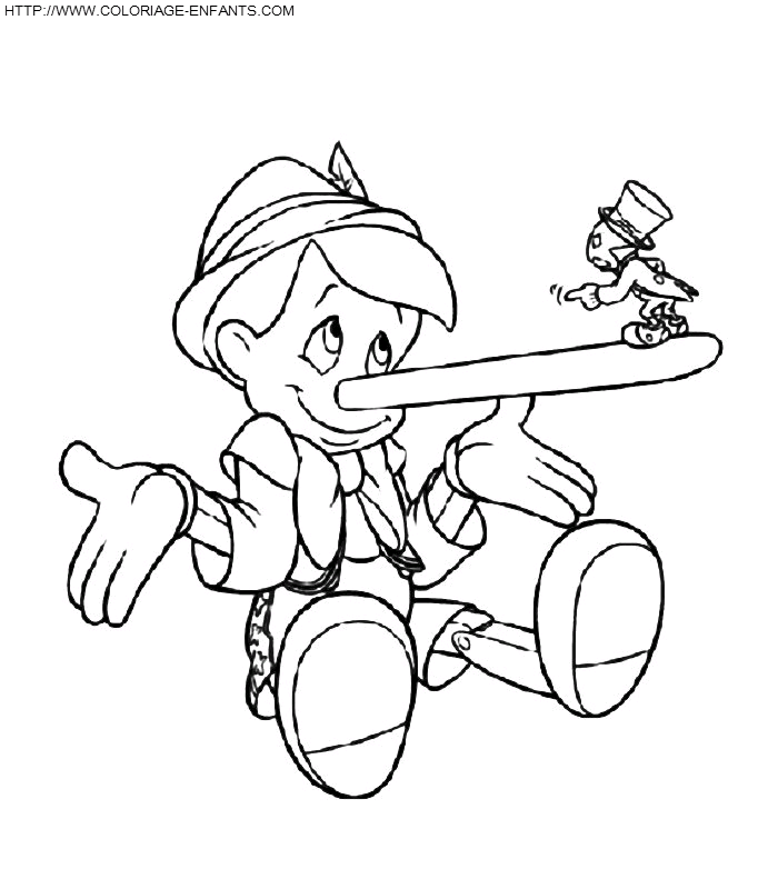 Pinocchio coloring