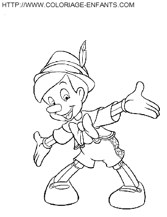 Pinocchio coloring