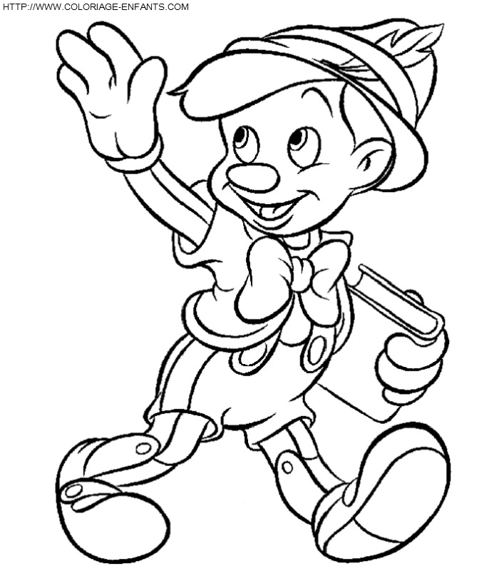 Pinocchio coloring