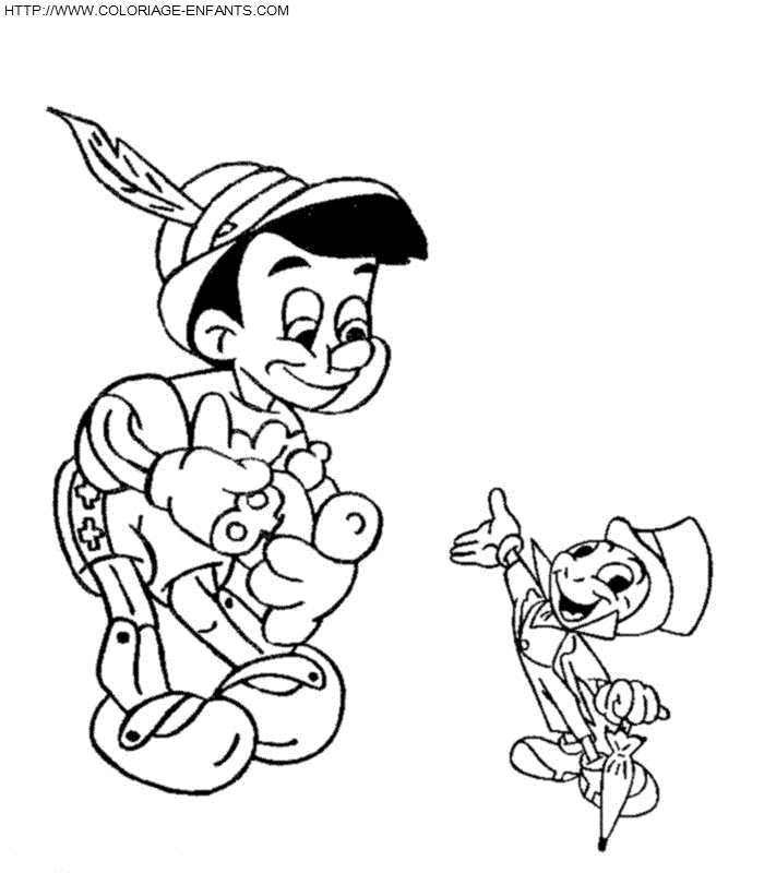 Pinocchio coloring