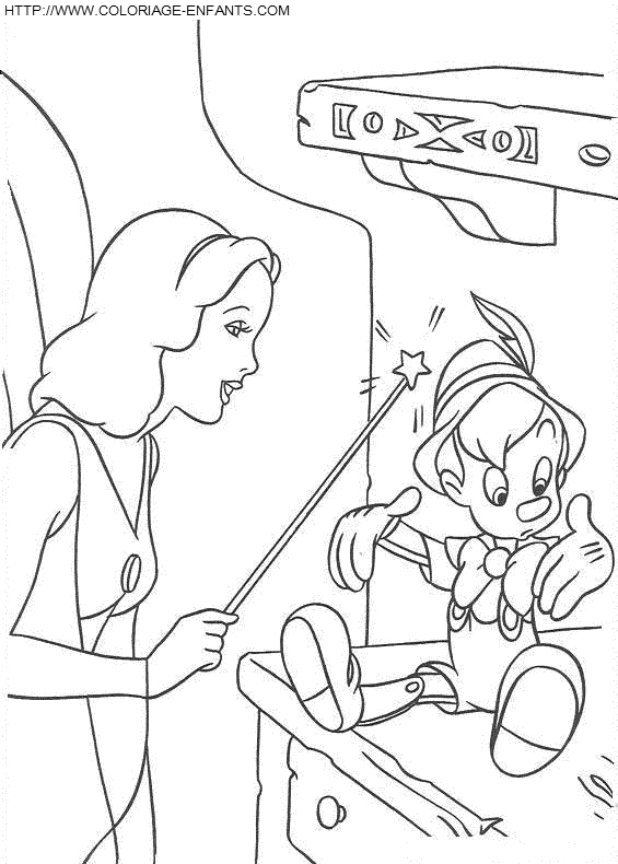 Pinocchio coloring