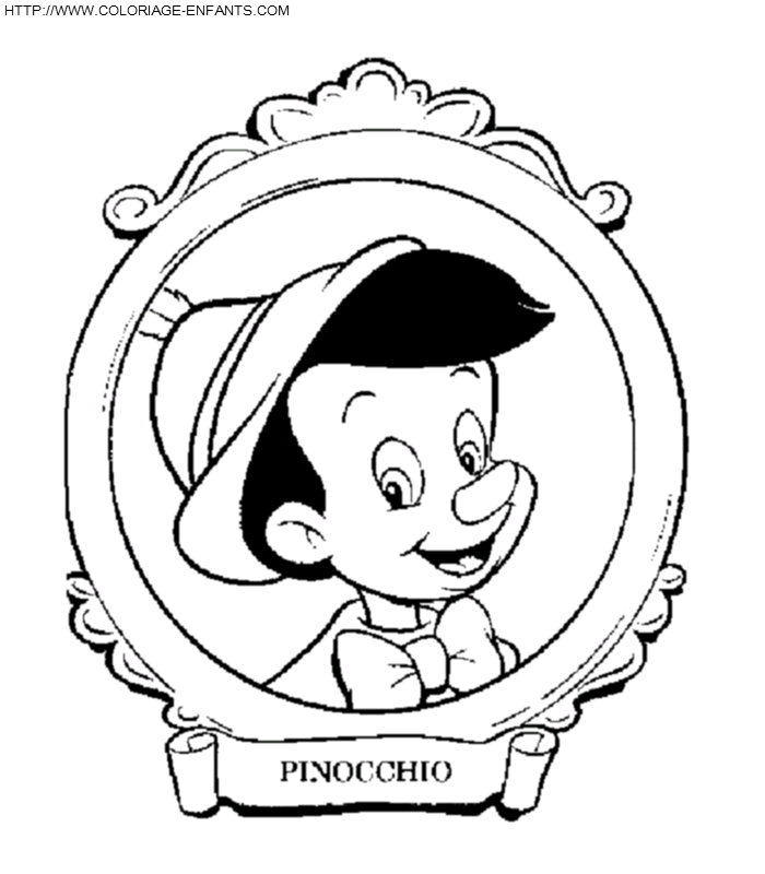 Pinocchio coloring