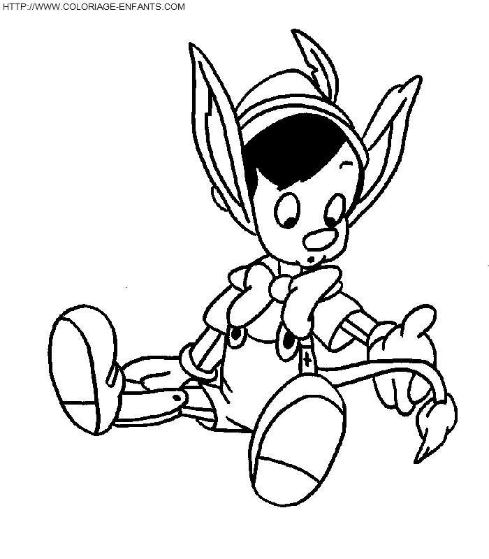 Pinocchio coloring