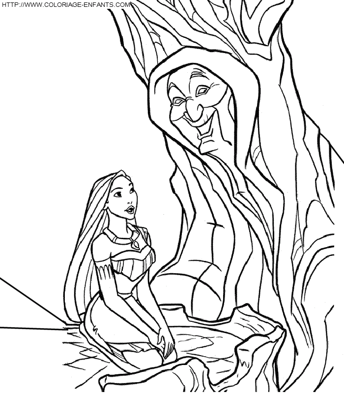 Pocahontas coloring