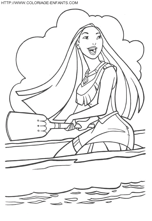 Pocahontas coloring