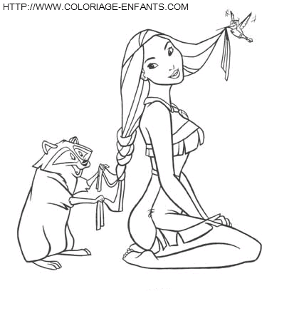 Pocahontas coloring