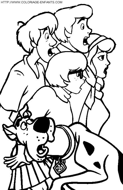 Scooby Doo coloring