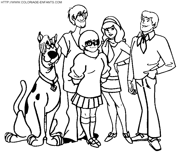 Scooby Doo coloring