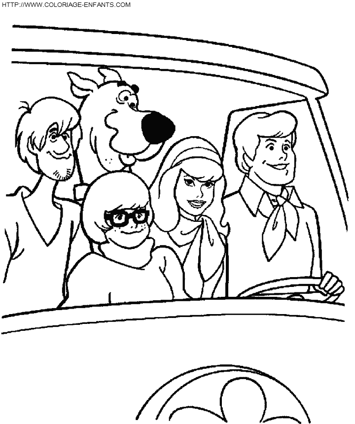 Scooby Doo coloring