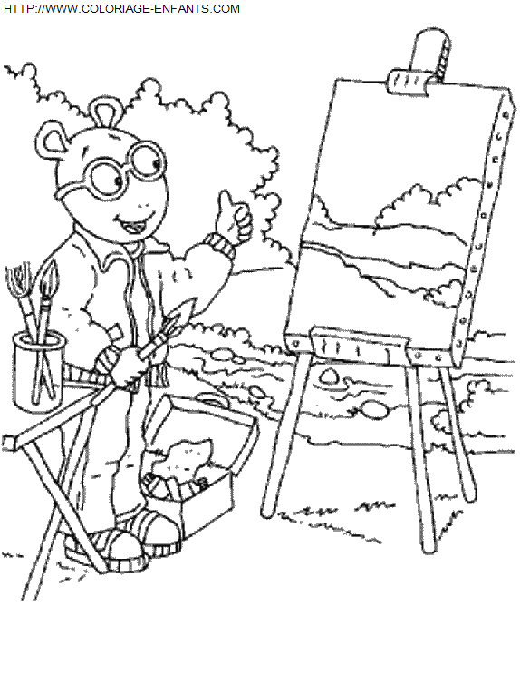 Arthur coloring