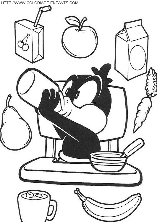 Baby Looney Tunes coloring