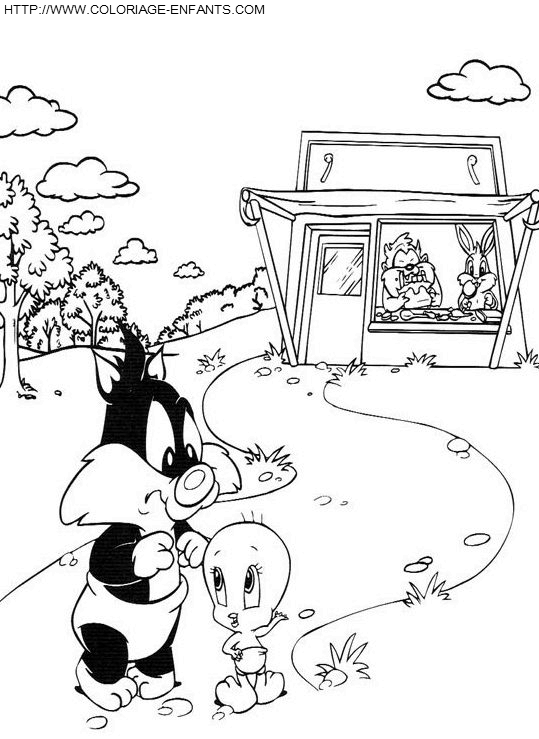 Baby Looney Tunes coloring