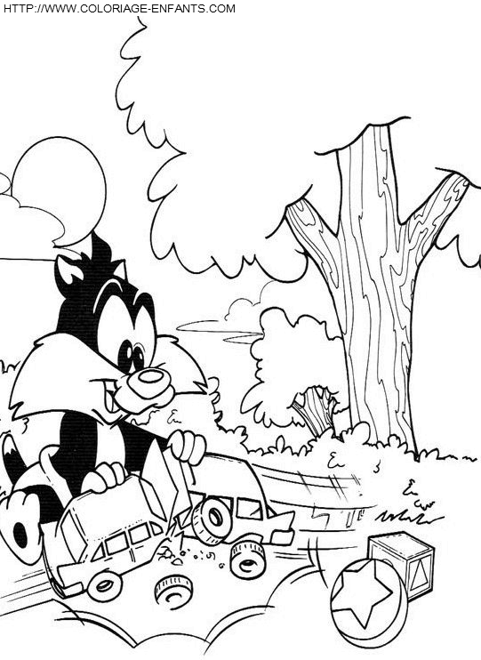 Baby Looney Tunes coloring