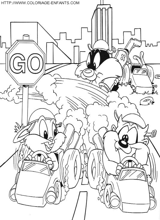 Baby Looney Tunes coloring