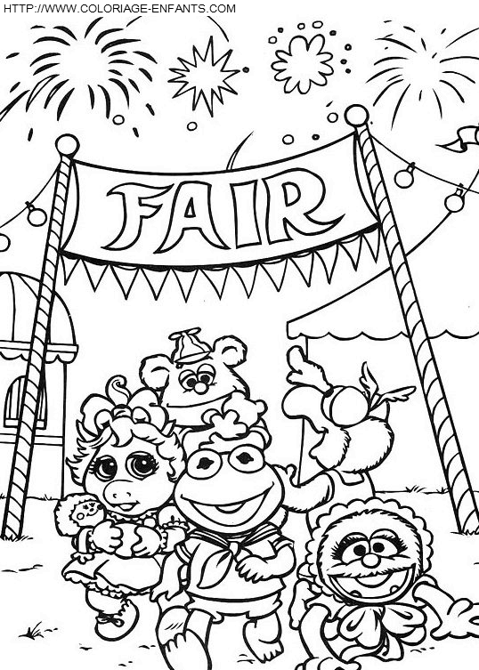 Muppet Babies coloring