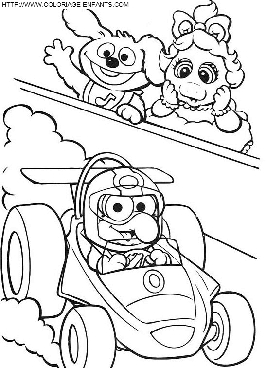 Muppet Babies coloring