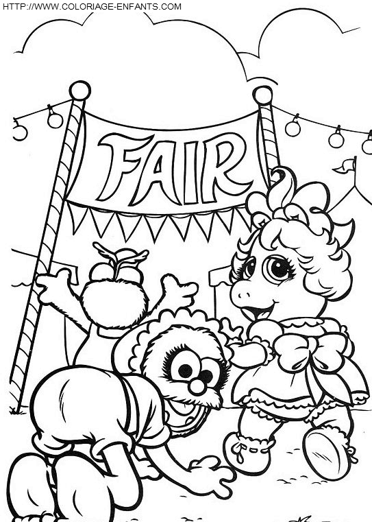 Muppet Babies coloring