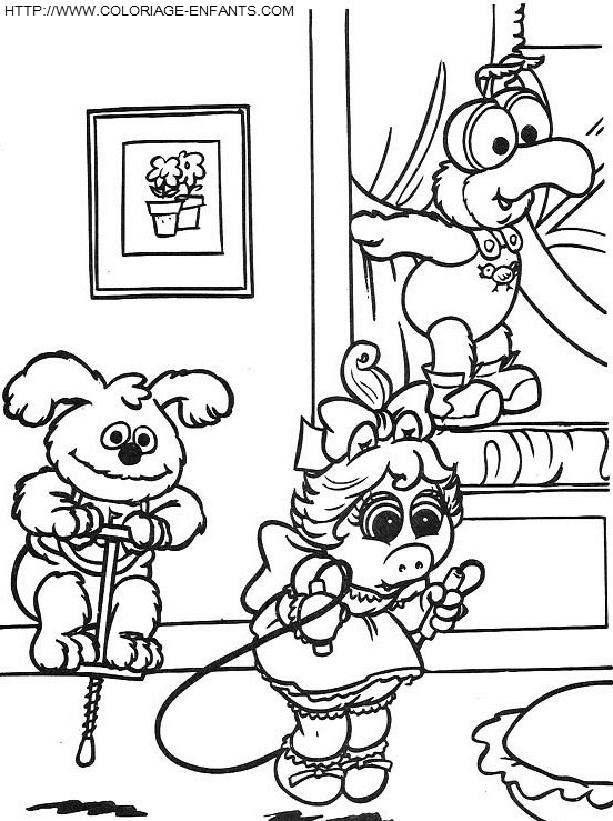 Muppet Babies coloring