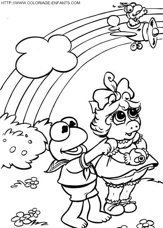 Muppet Babies coloring