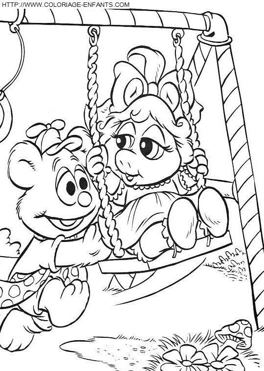 Muppet Babies coloring