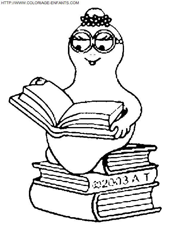 Barbapapa coloring