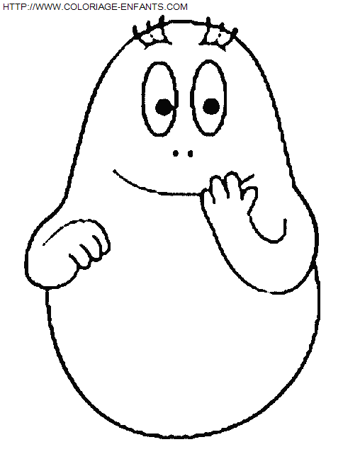 Barbapapa coloring