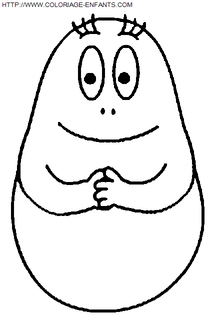 Barbapapa coloring