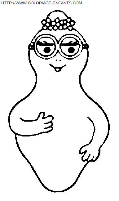 Barbapapa coloring