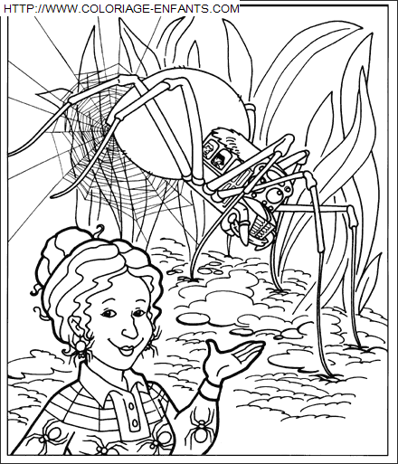 The Magic School Bus coloring