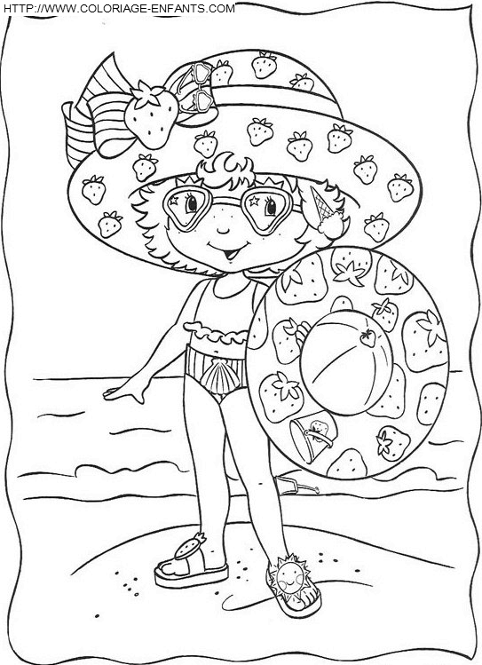 Strawberry Shortcake coloring