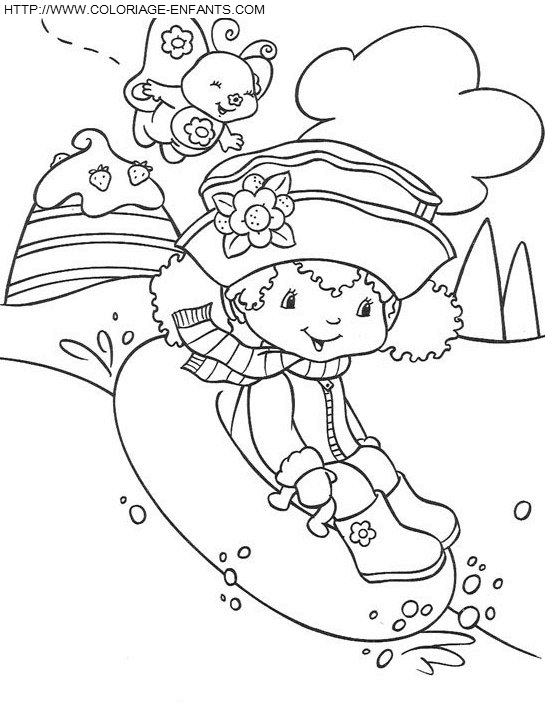 Strawberry Shortcake coloring