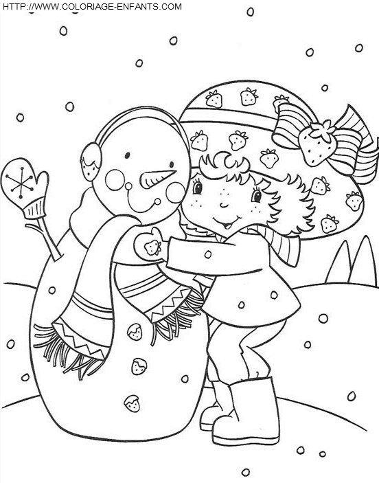 Strawberry Shortcake coloring