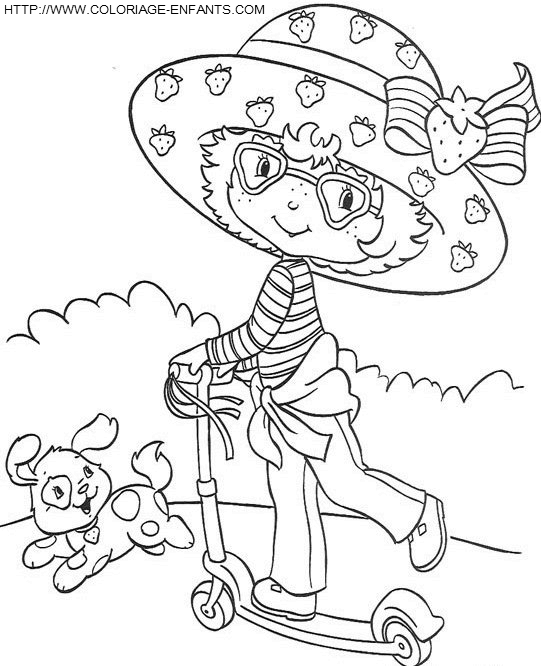 Strawberry Shortcake coloring