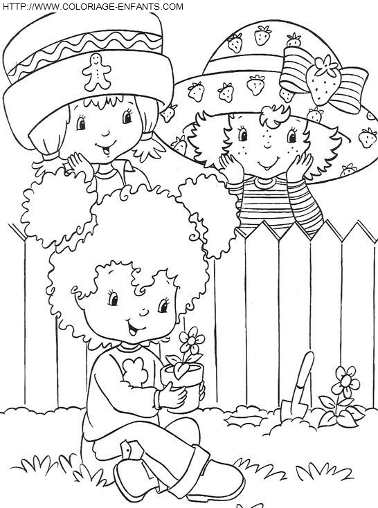 Strawberry Shortcake coloring